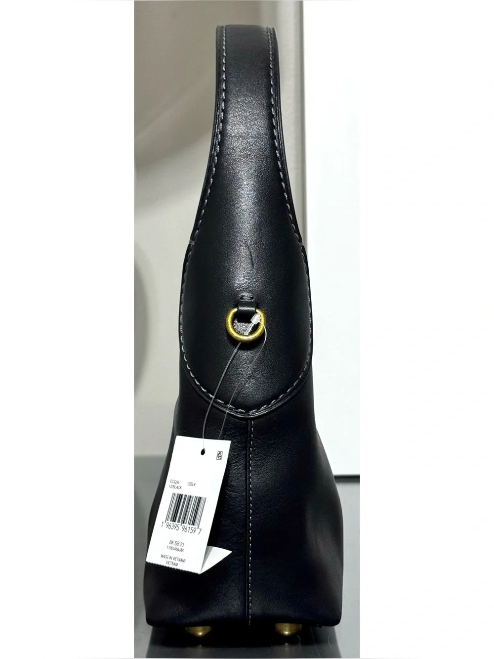 COACH BROOKLYN SHOULDER BAG 23, BLACK